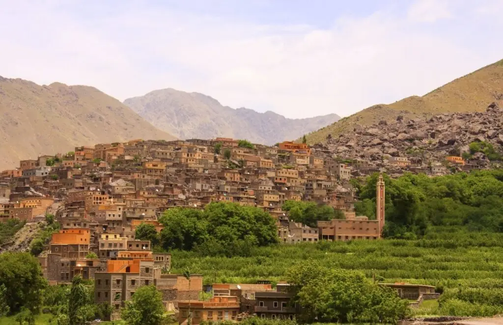 Aremd village in Imlil, High Atlas Mountains, Morocco