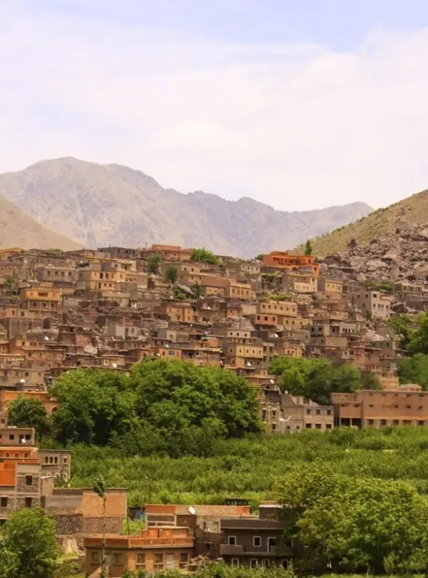 Aremd village in Imlil, High Atlas Mountains, Morocco