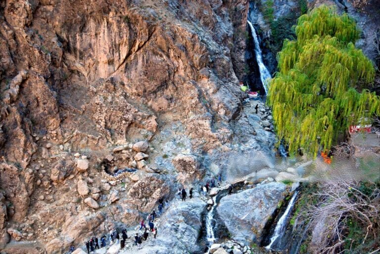Imlil  and waterfall